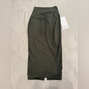 Lululemon Athletica Dark Green Pencil Skirt